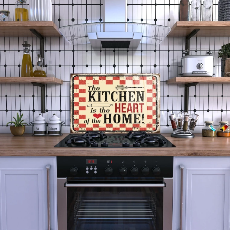 Decovetro Ocak Arkası Koruyucu My Kitchen Desenli 60x40cm