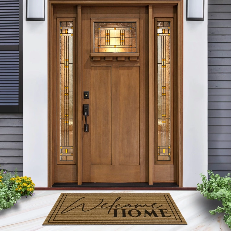 Decovetro Welcome Home Desenli Kapı Önü Halı Paspas
