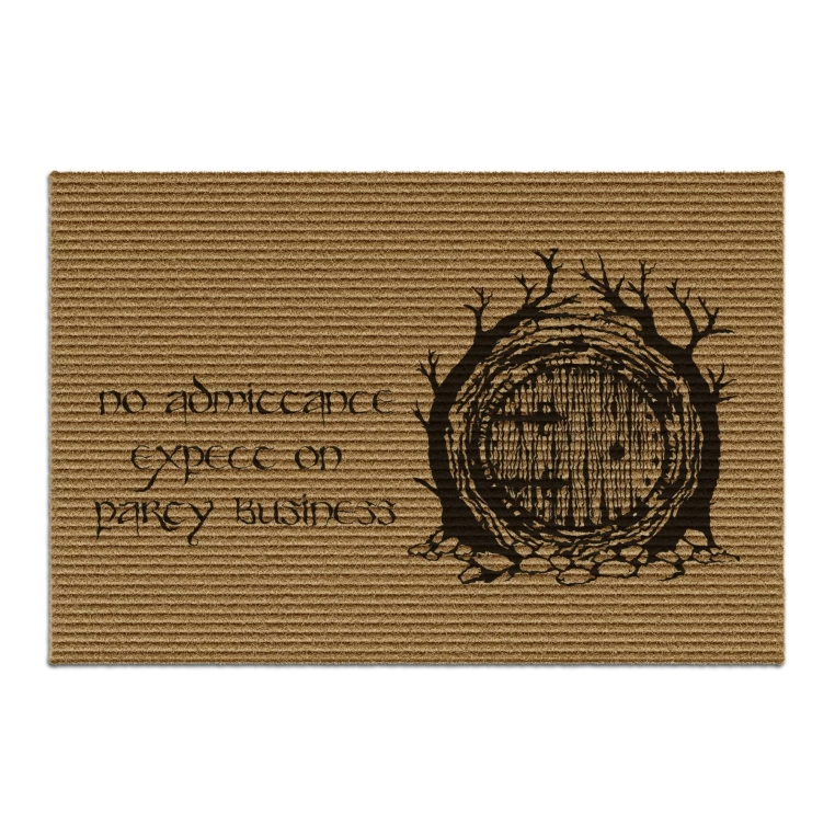 Decovetro Yüzüklerin Efendisi Hobbit Door Desenli 40 x 60 Cm