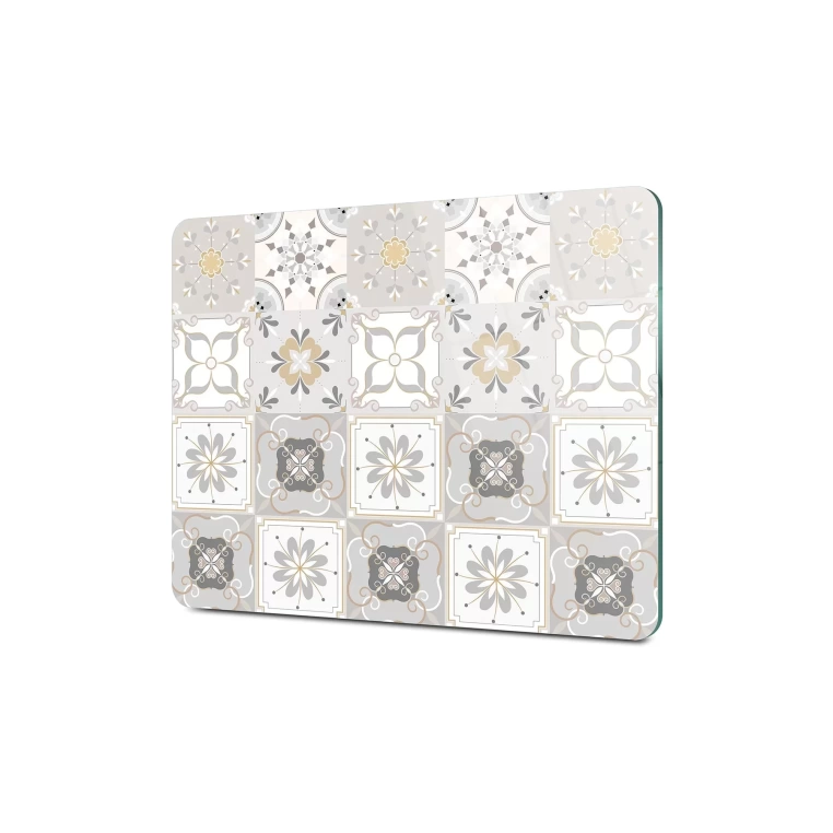 Decovetro Cam Kesme Tahtası Çini Desenli 20x30 Cm