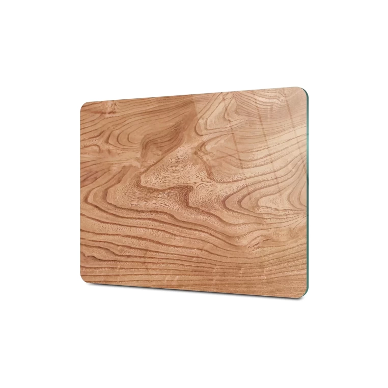 Decovetro Cam Kesme Tahtası Dalgalı Ahşap Desenli 30x40 Cm