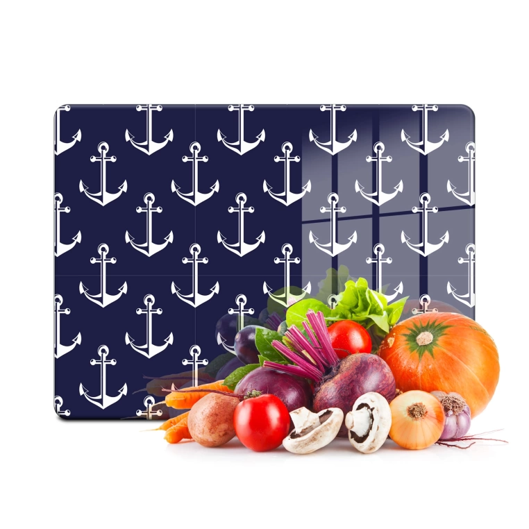 Decovetro Cam Kesme Tahtası Marine Anchor 20x30 Cm