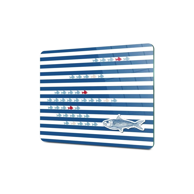 Decovetro Cam Kesme Tahtası Marine Sardinis 30x40 Cm