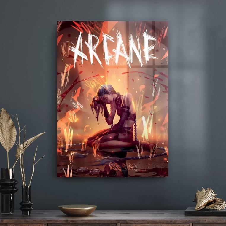 Decovetro Cam Tablo Arcane Jinx 30x40 cm