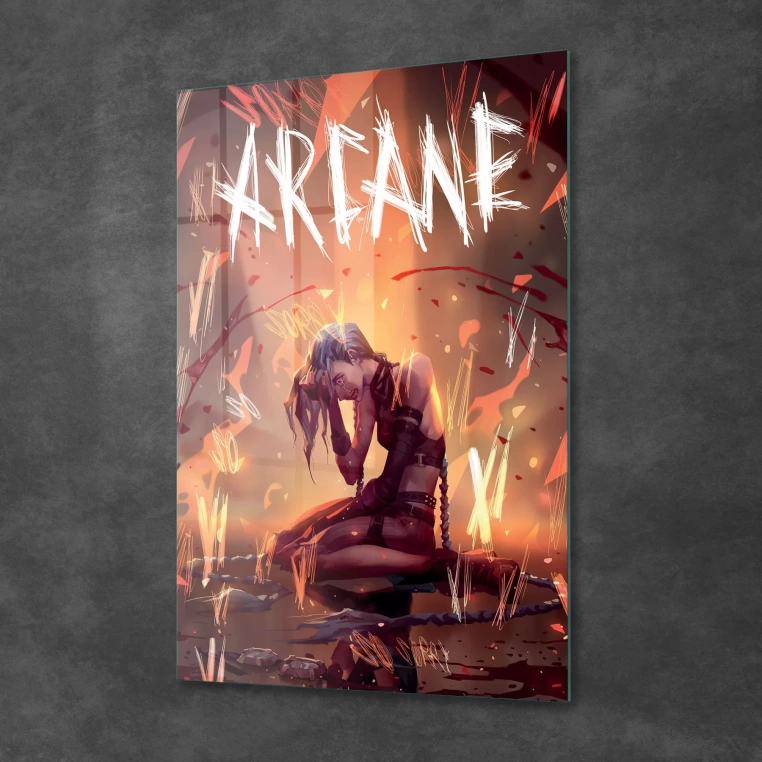 Decovetro Cam Tablo Arcane Jinx 30x40 cm