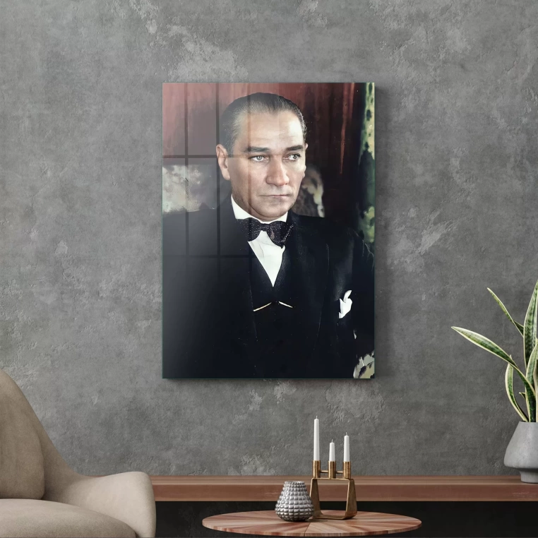 Decovetro Cam Tablo Atatürk Portresi 50x70 cm