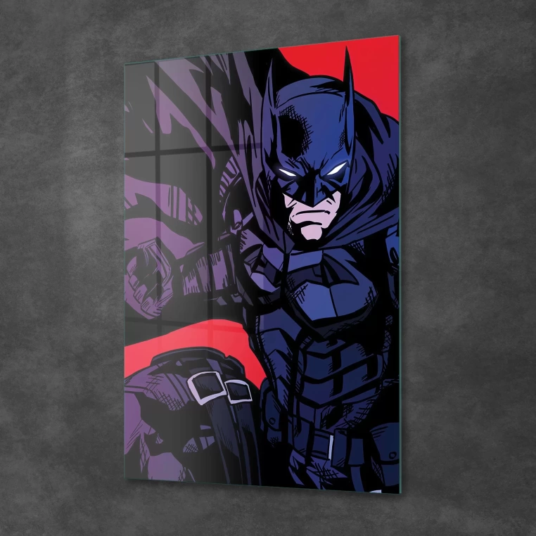 Decovetro Cam Tablo Batman Comics Poster 50x70 cm