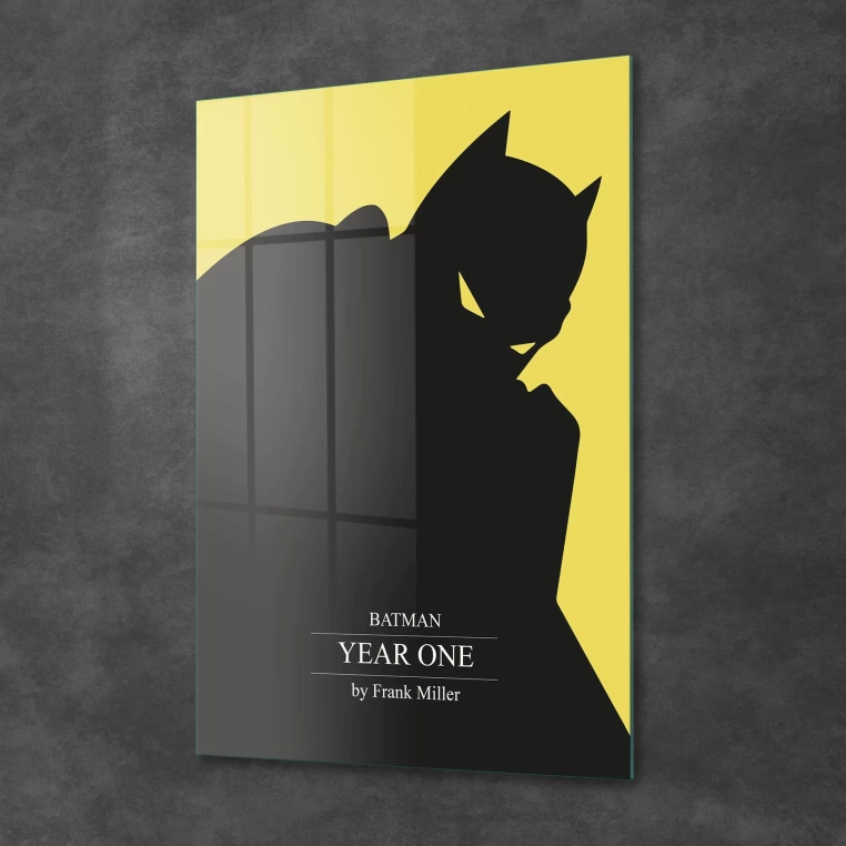Decovetro Cam Tablo Batman Year One Poster 50x70 cm