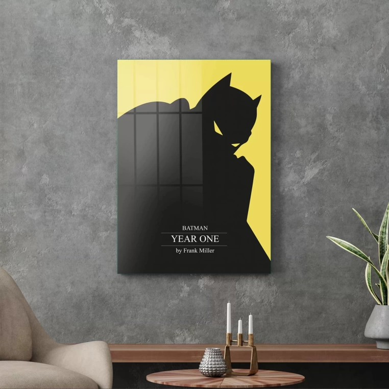 Decovetro Cam Tablo Batman Year One Poster 50x70 cm