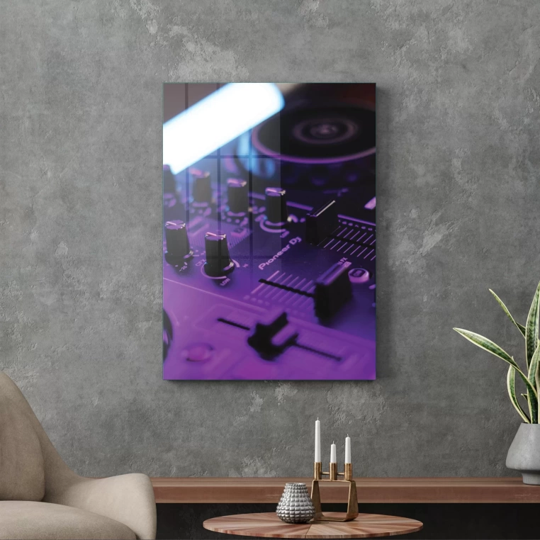Decovetro Cam Tablo Dj Table 70x100 cm