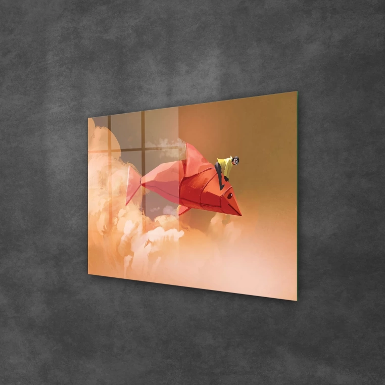 Decovetro Cam Tablo Flying Dreams 30x40 cm