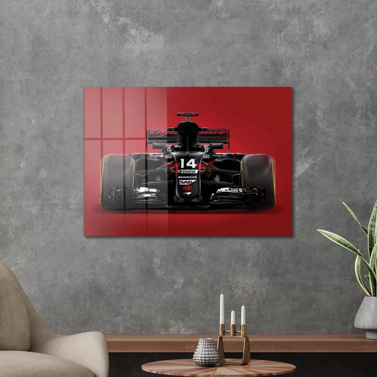 Decovetro Cam Tablo Formula 1 Red 30x40 cm