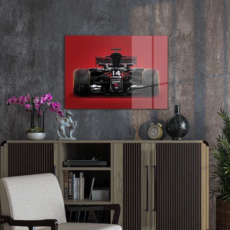 Decovetro Cam Tablo Formula 1 Red 50x70 cm