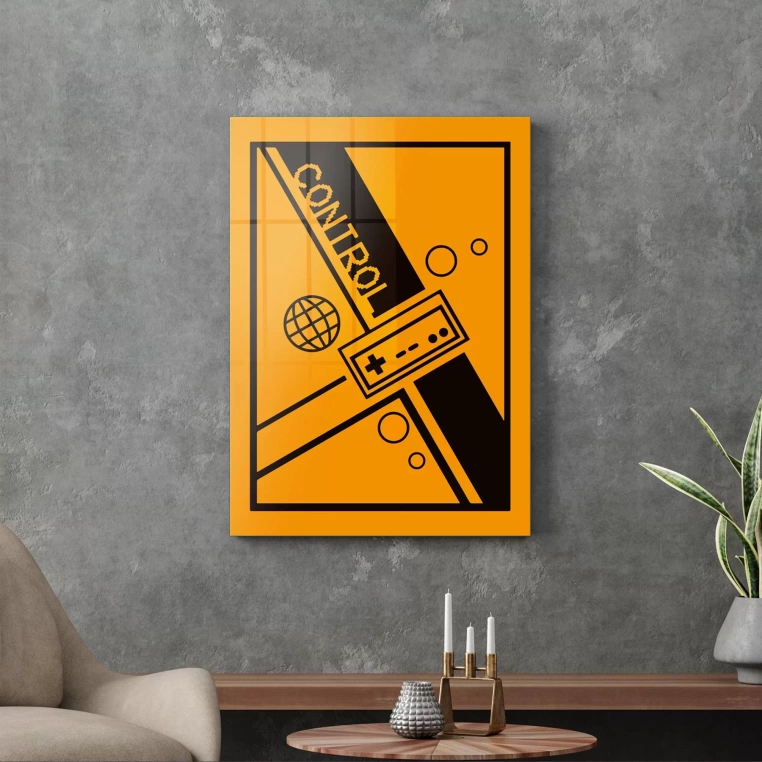 Decovetro Cam Tablo Game Pad Retro Poster 50x70 cm
