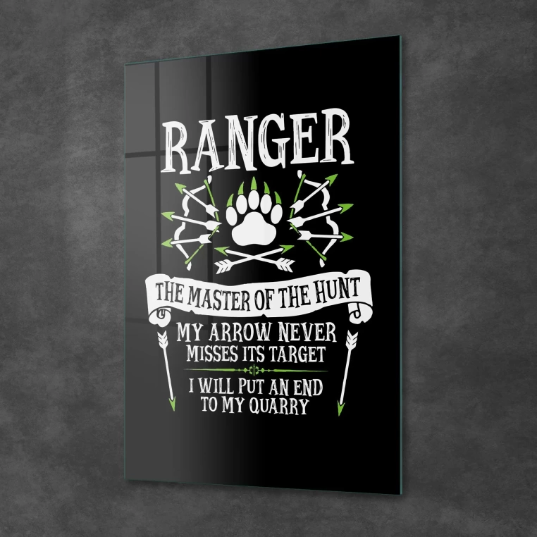 Decovetro Cam Tablo Gamer Class Ranger 50x70 cm