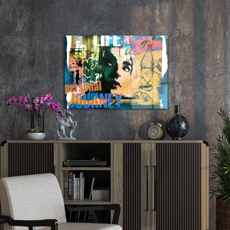 Decovetro Cam Tablo Pop Art Journey 70x100 cm