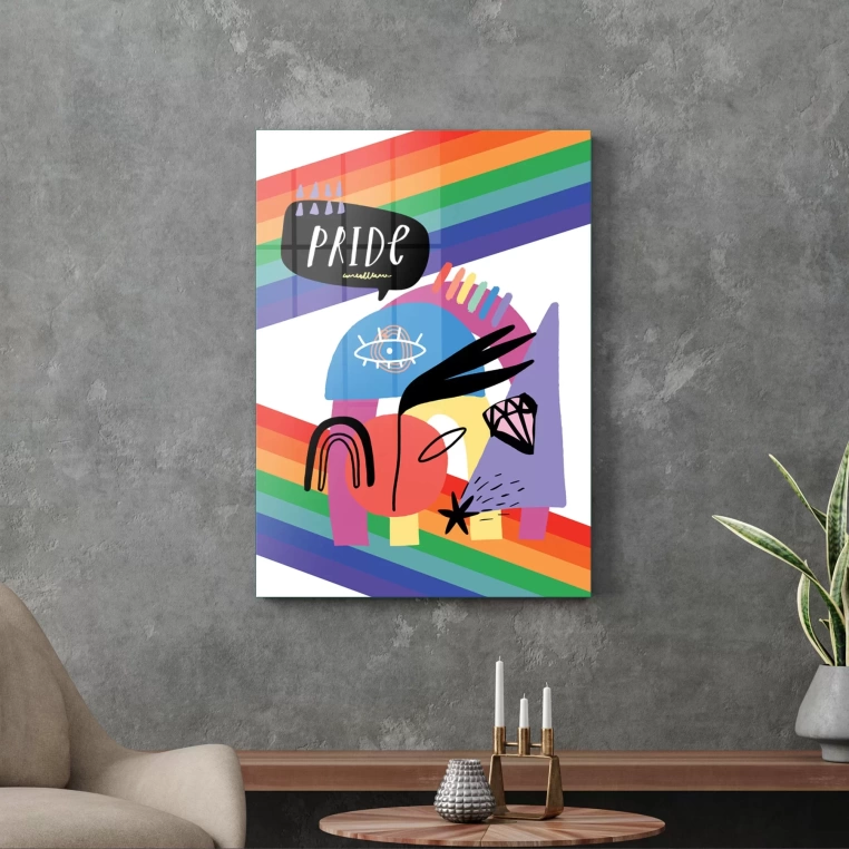 Decovetro Cam Tablo Pride Aesthetic 30x40 cm