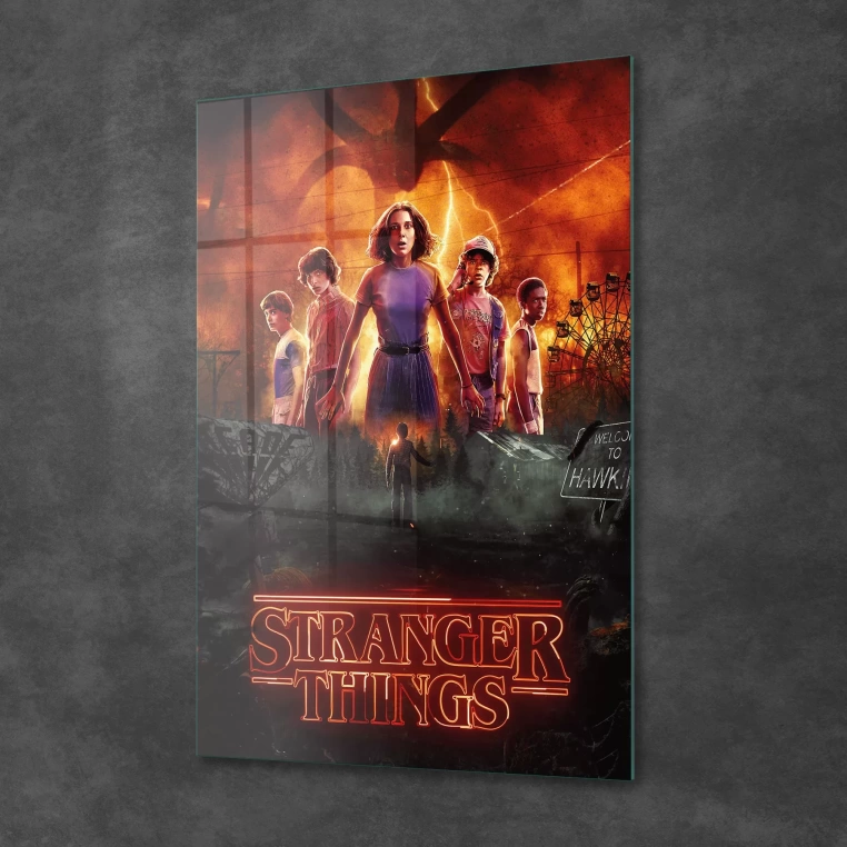 Decovetro Cam Tablo Stranger Things Poster 50x70 cm