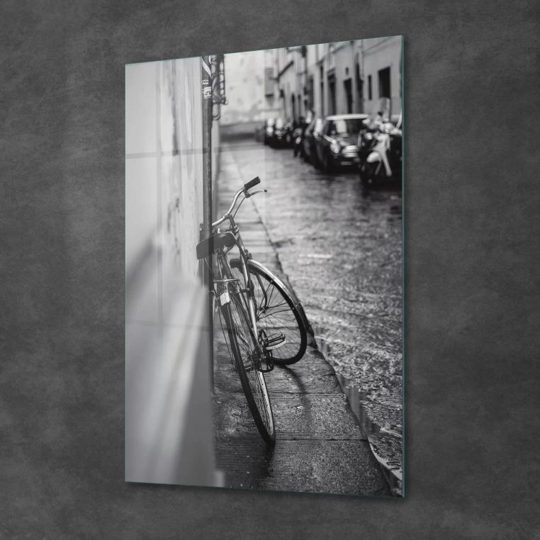 Decovetro Cam Tablo Vintage City Bycle 70x100 cm