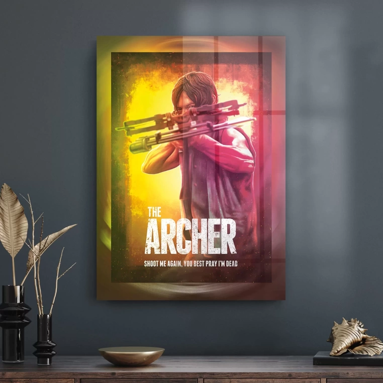 Decovetro Cam Tablo Walking Dead The Archer 30x40 cm