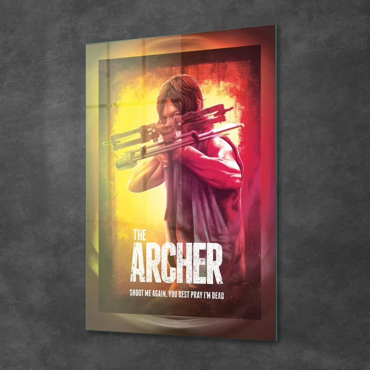 Decovetro Cam Tablo Walking Dead The Archer 50x70 cm