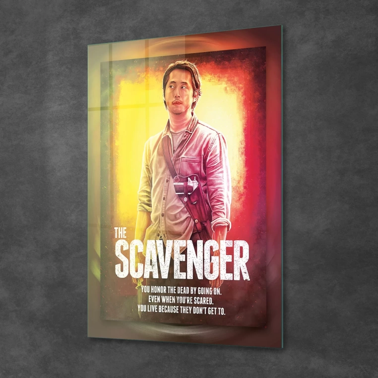 Decovetro Cam Tablo Walking Dead The Scavenger 50x70 cm