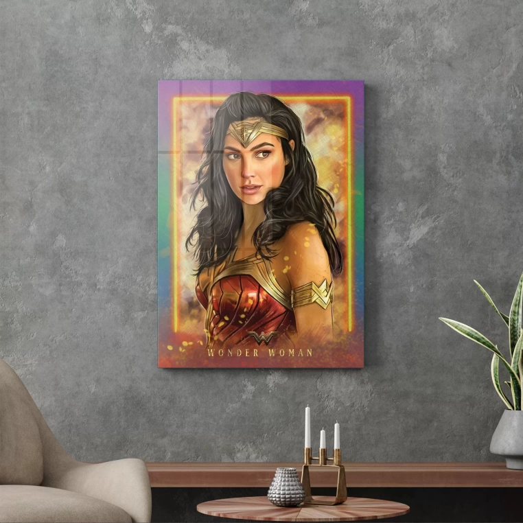 Decovetro Cam Tablo Wonder Woman 50x70 cm