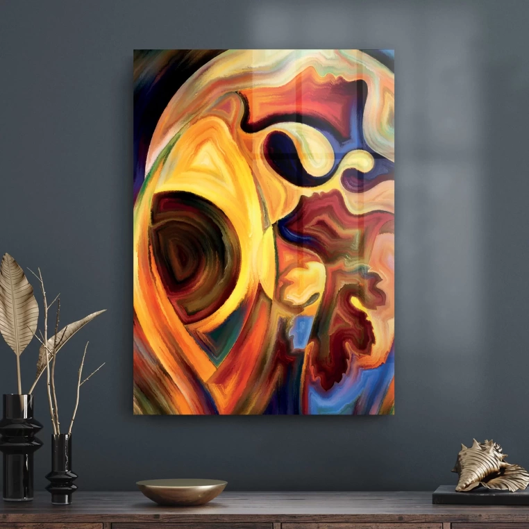 Decovetro Cam Tablo Yağlı Boya Sanatsal 30x40 cm