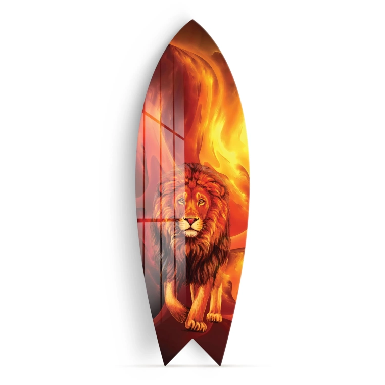 Decovetro ST 4003 Dekoratif Cam Sörf Tahtası 33x100 Cm