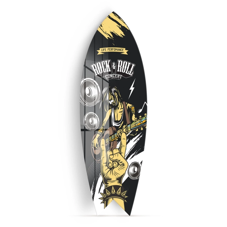 Decovetro ST 4013 Dekoratif Cam Sörf Tahtası 33x100 Cm