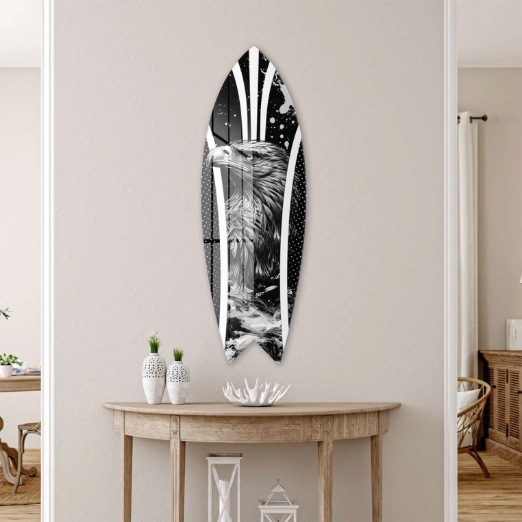 Decovetro ST 4020 Dekoratif Cam Sörf Tahtası 33x100 Cm