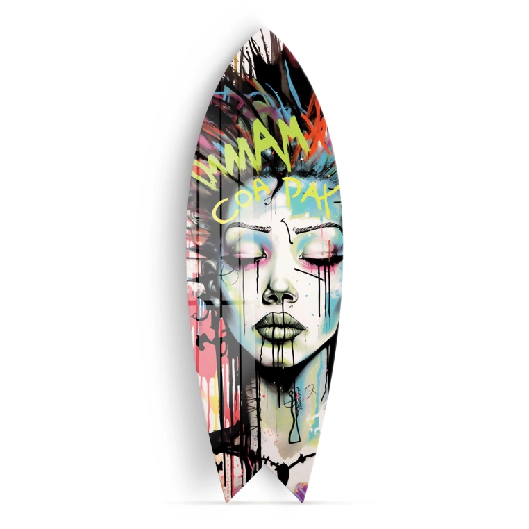 Decovetro ST 4041 Dekoratif Cam Sörf Tahtası 33x100 Cm