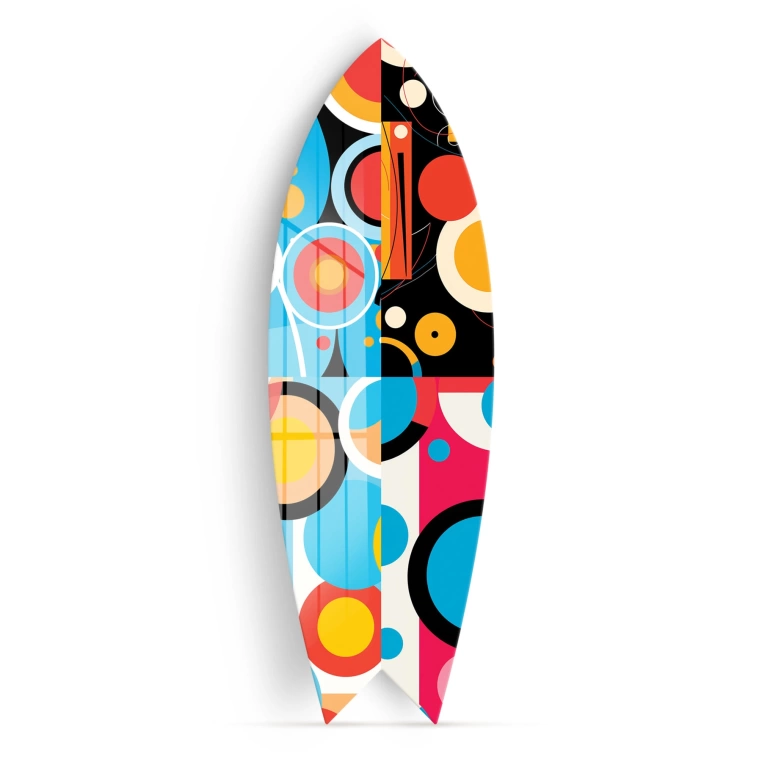 Decovetro ST 4044 Dekoratif Cam Sörf Tahtası 33x100 Cm