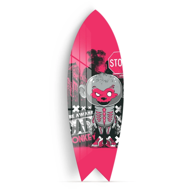 Decovetro ST 4052 Dekoratif Cam Sörf Tahtası 33x100 Cm