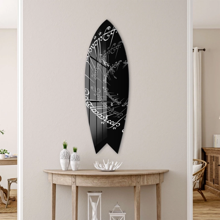 Decovetro ST 4055 Dekoratif Cam Sörf Tahtası 33x100 Cm