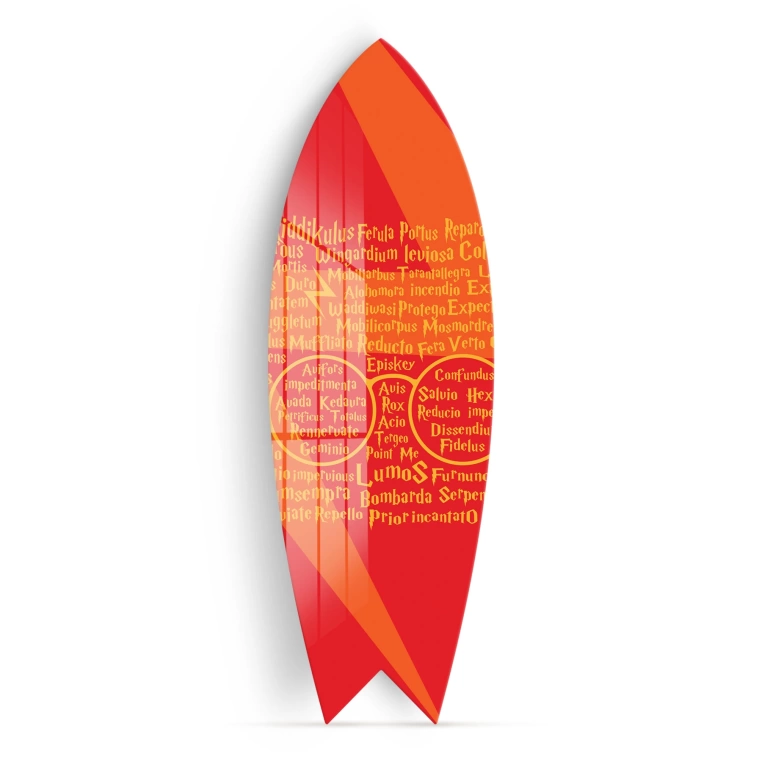 Decovetro ST 4056 Dekoratif Cam Sörf Tahtası 33x100 Cm