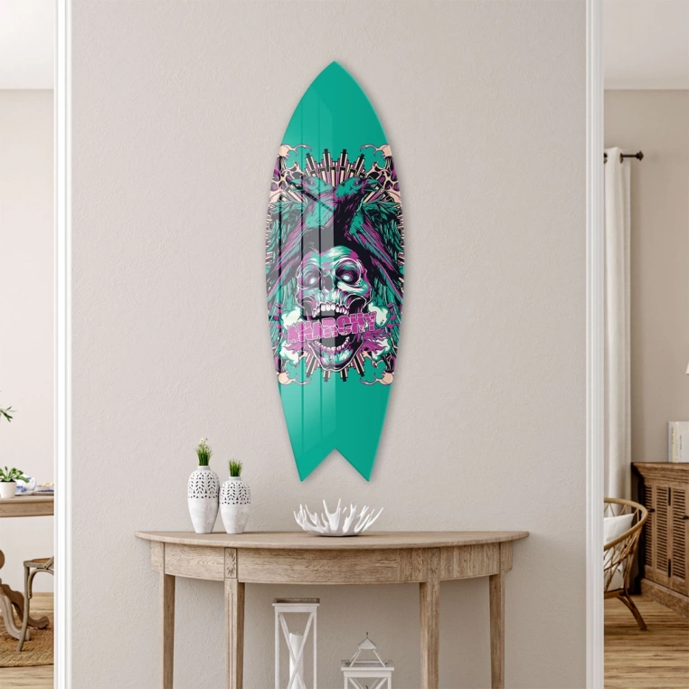 Decovetro ST 4066 Dekoratif Cam Sörf Tahtası 33x100 Cm