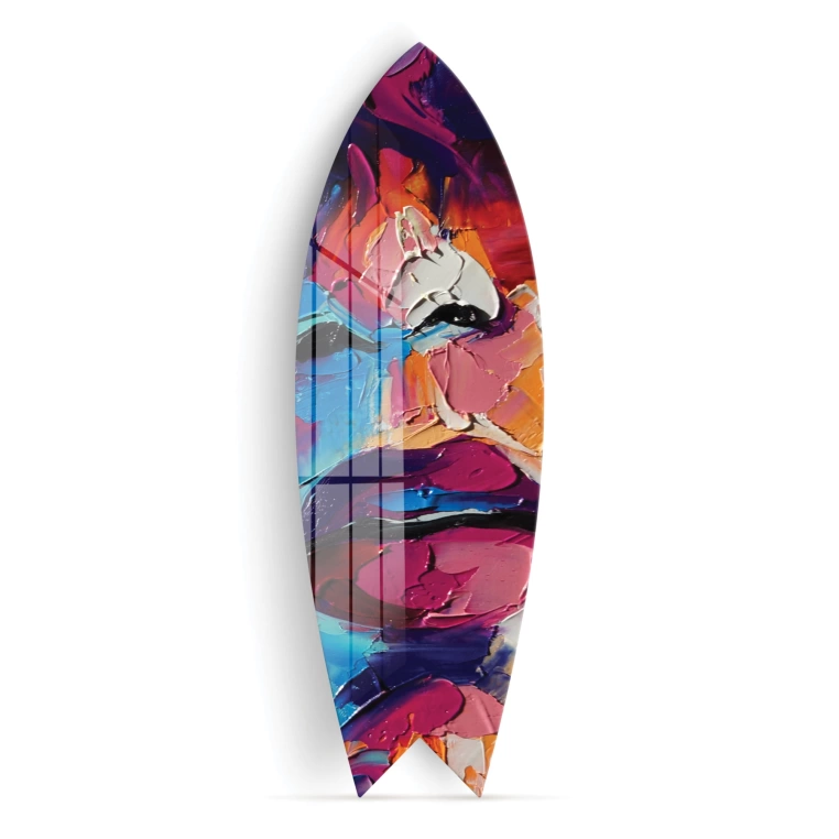Decovetro ST 4090 Dekoratif Cam Sörf Tahtası 33x100 Cm