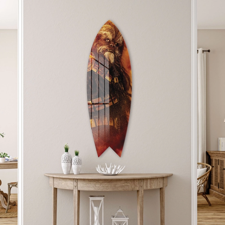 Decovetro ST 4100 Dekoratif Cam Sörf Tahtası 33x100 Cm