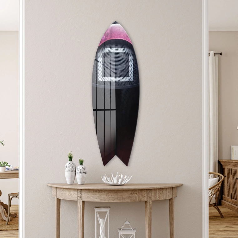 Decovetro ST 4101 Dekoratif Cam Sörf Tahtası 33x100 Cm
