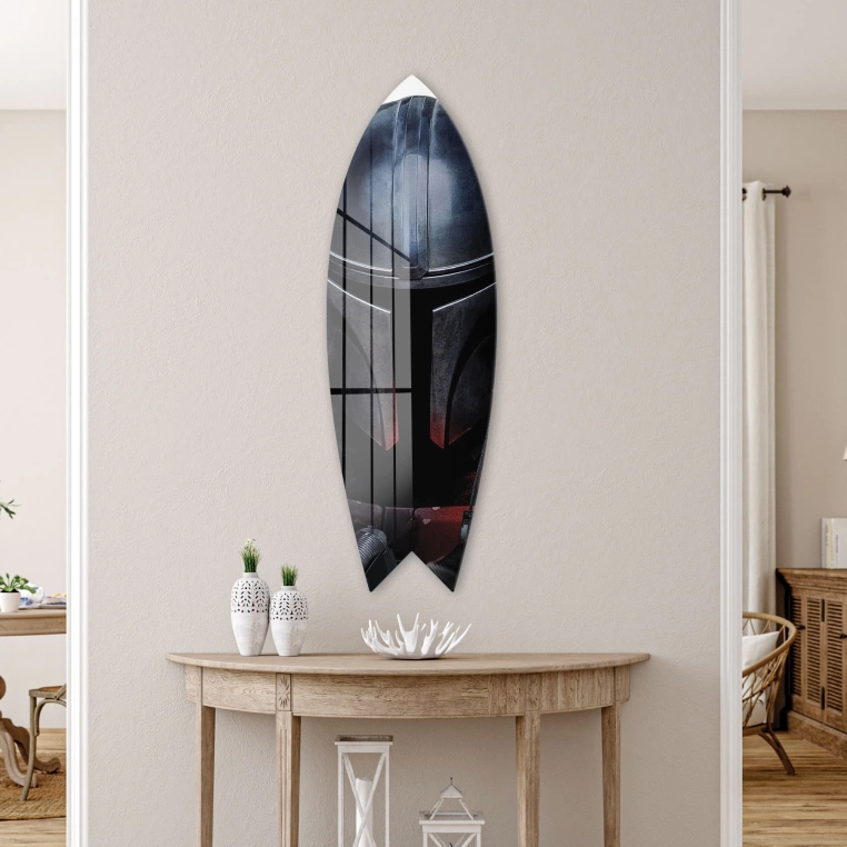 Decovetro ST 4104 Dekoratif Cam Sörf Tahtası 33x100 Cm
