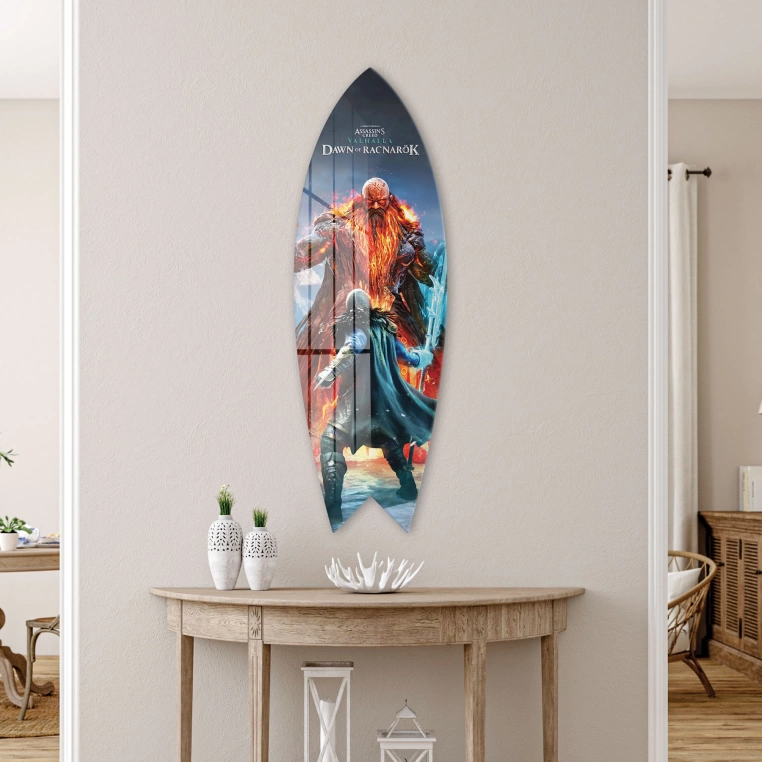 Decovetro ST 4105 Dekoratif Cam Sörf Tahtası 33x100 Cm