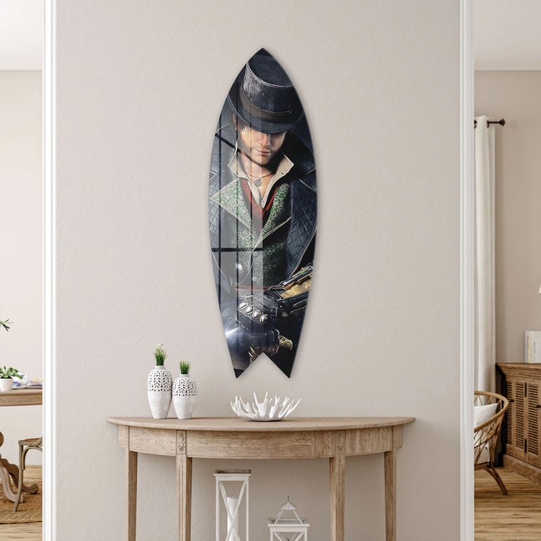 Decovetro ST 4111 Dekoratif Cam Sörf Tahtası 33x100 Cm