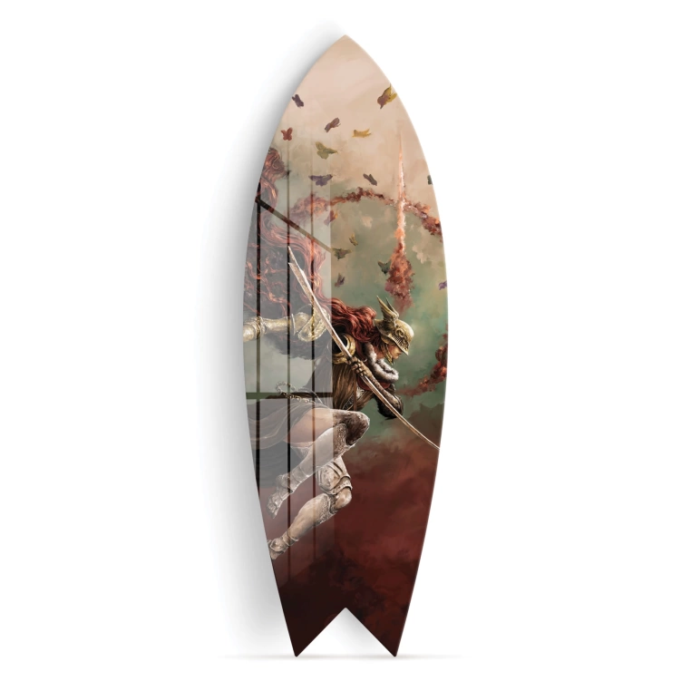 Decovetro ST 4112 Dekoratif Cam Sörf Tahtası 33x100 Cm