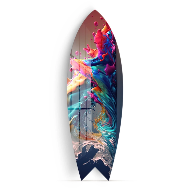 Decovetro ST 4116 Dekoratif Cam Sörf Tahtası 33x100 Cm