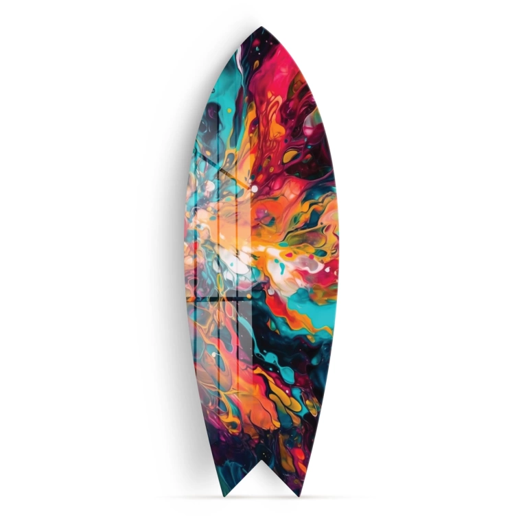 Decovetro ST 4122 Dekoratif Cam Sörf Tahtası 33x100 Cm