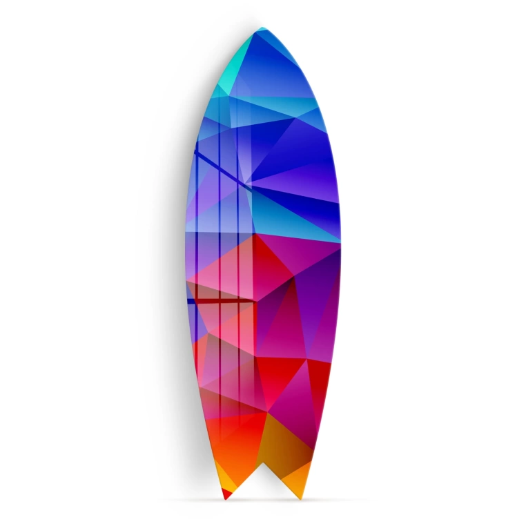 Decovetro ST 4134 Dekoratif Cam Sörf Tahtası 33x100 Cm
