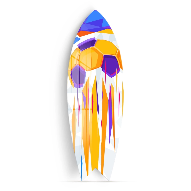 Decovetro ST 4138 Dekoratif Cam Sörf Tahtası 33x100 Cm