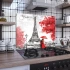 Decovetro Ocak Arkası Koruyucu Cam Love Paris Desenli 60x52cm