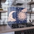 Decovetro Ocak Arkası Koruyucu Horoscope Ay Güneş Desenli 60x52cm